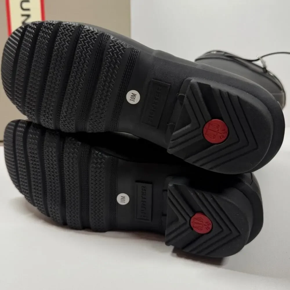 NIB • Hunter Women's Original Short Black Rain Boots Size: 10